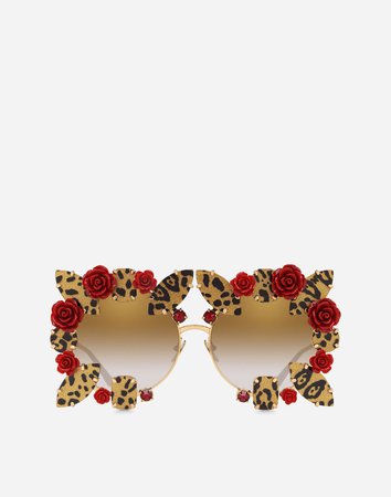 Women's Sunglasses | Dolce&Gabbana - DG LEO & ROSES SUNGLASSES
