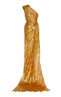 Monique Lhuillier Gold Gown