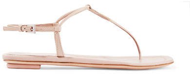 Patent-leather Sandals - Pastel pink