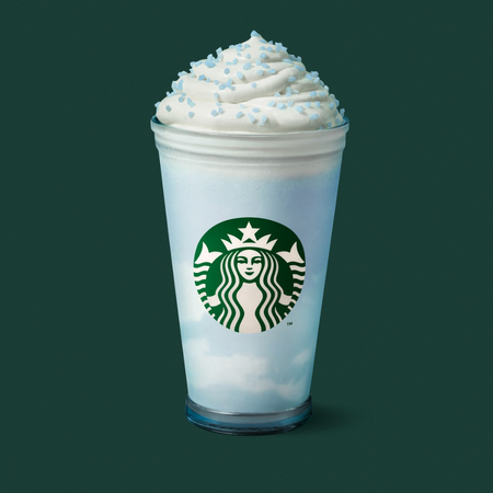 Starbucks Blue Raspberry Cloud Frappuccino