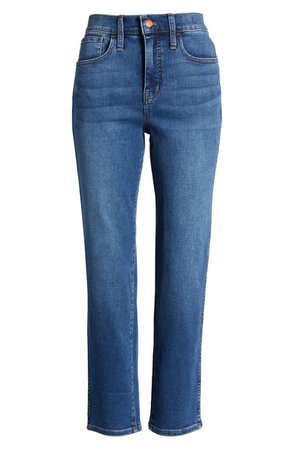 High-Rise Slim Straight Jeans | Nordstrom