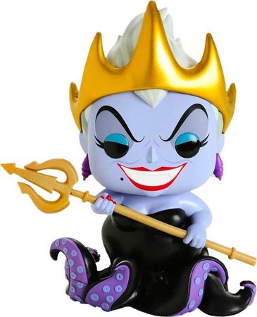 Little Mermaid - Ursula With Crown & Trident 10" Pop! Vinyl - Buy Online Australia – Beserk
