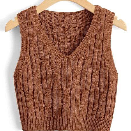 Brown Sweater Vest