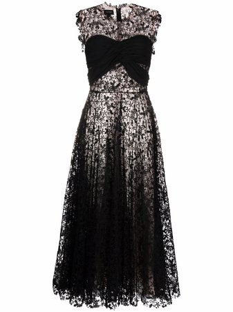 Giambattista Valli A-line lace dress - FARFETCH