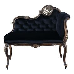 La Rochelle French Lace Carved Rococo Settee