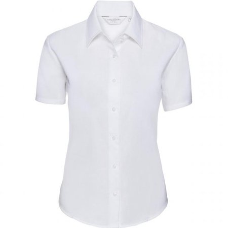 Printed or Embroidered Women's Short Sleeve Oxford Shirt at Superlogo. Free setup on orders over £150