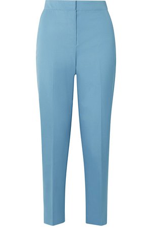 Theory | Cotton-twill tapered pants | NET-A-PORTER.COM