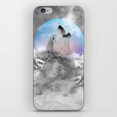 Maybe The Wolf Is In Love With The Moon Iphone Skin by Soaring Anchor Designs - iPhone 8