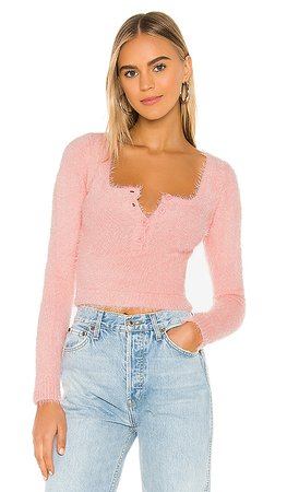 superdown Clare Long Sleeve Top in Pink | REVOLVE