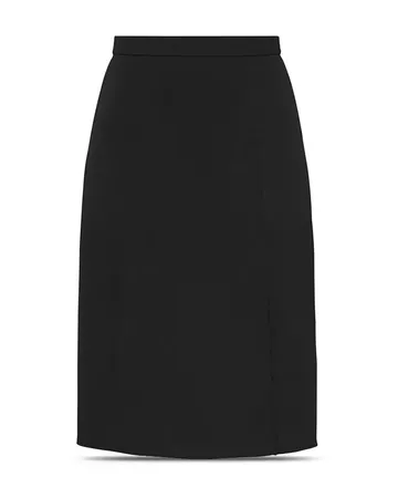 BCBGeneration Slit Midi Skirt | Bloomingdale's black