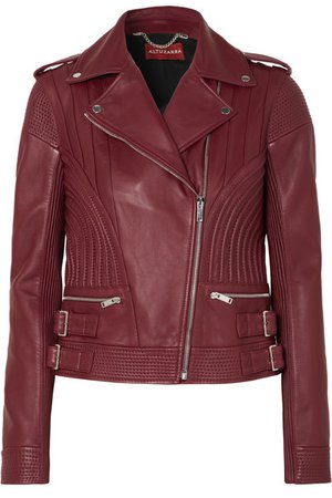 Altuzarra | Earhart leather biker jacket | NET-A-PORTER.COM