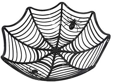 Amazon.com: Halloween Candy Bowl Set Plastic Spider Web Shape Hollow Candy Basket BPA Free Halloween Trick or Treat Goody Snacks Container Spooky Holiday Party Favors 2Pcs