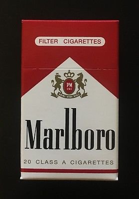 Mini Marlboro Cigarette Box- Matchbox of Wood Stick Matches- Rare Mint Condition | eBay