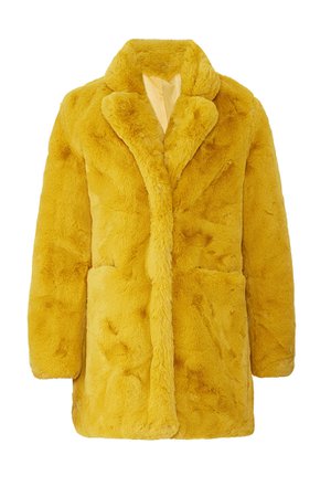 Apparis bright yellow fur coat - Google Search