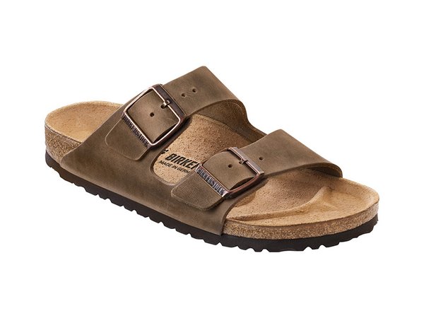 Arizona Oiled Leather in Tabacco Brown (Classic Footbed - Suede Lined) - Birkenstock