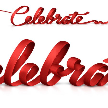 celebrate word red - Google Search