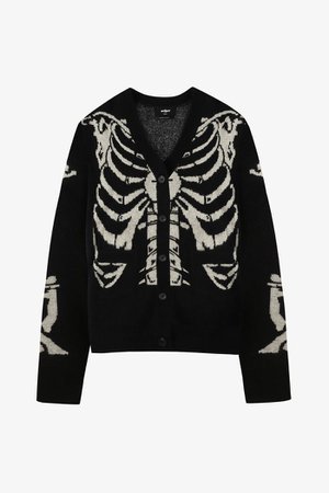 Skeleton Knit Cardigan | Skeleton