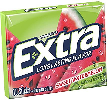 Amazon.com : Bulk Pack Chewing Gum (Extra Sweet Watermelon, 180 pieces) : Grocery & Gourmet Food