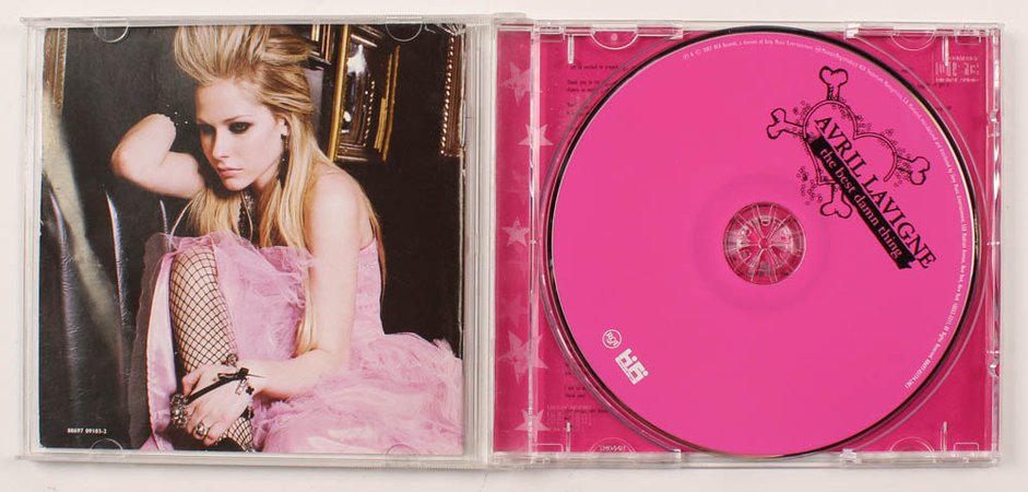 Avril Lavigne Signed "The Best Damn Thing" CD Cover (PSA COA) | Pristine Auction