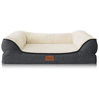 Brindle Soft Shredded Memory Foam Dog Bed with Removable Washable Cover: Amazon.ca: Pet Supplies