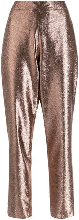 Layeur metallic sheen trousers