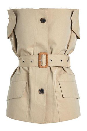margiela trench coat top