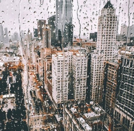 rainy city