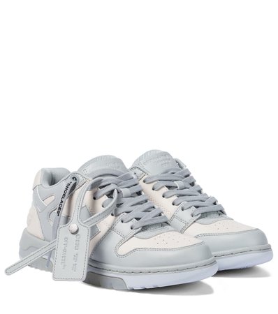 Off-White - Out Of Office leather sneakers | Mytheresa
