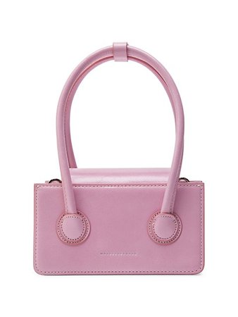 Shop Marge Sherwood Mini Grandma Leather Top Handle Bag | Saks Fifth Avenue