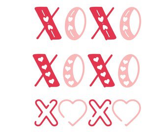 XOXO SVG Valentines Day SVG Love Digital Download for | Etsy
