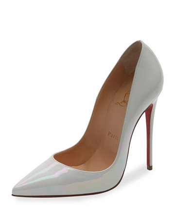 Christian Louboutin So Kate 120mm Patent Leather Pointed Toe Pumps