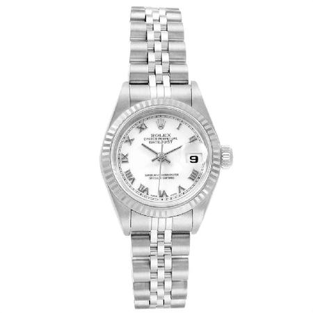 Rolex Datejust 26 Steel White Gold Roman Dial Ladies Watch 69174 In Not Applicable | ModeSens