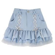lolita skirt blue soraverse - Google Search