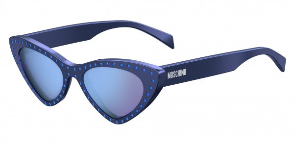 moschino blue sunglasses