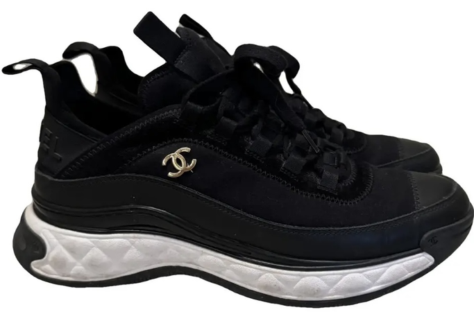 Chanel Black Sneakers