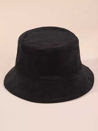 Velvet bucket hat