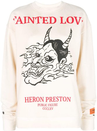 Heron Preston graphic print sweatshirt