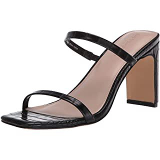 Amazon.com: The Drop Women's Amelie Strappy Square Toe Heeled Sandal : Clothing, Shoes & Jewelry