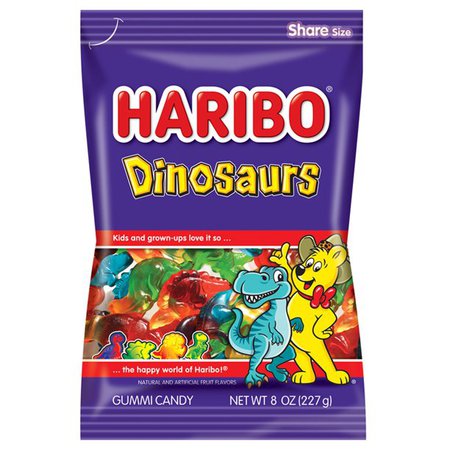 Haribo Dinosaurs Gummi Candies, 8 Oz. - Walmart.com