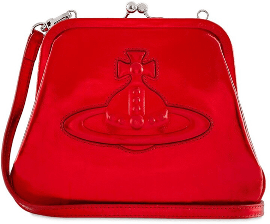 Vivienne Westwood metallic leather bag