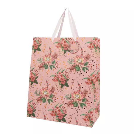 Pink Botanicals Extra Large Gift Bag | dusk Christmas Gifts