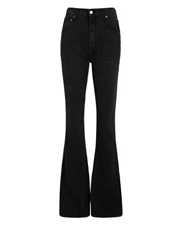 MOTHER x SNACKS! High Waisted Jeans In Black | INTERMIX®