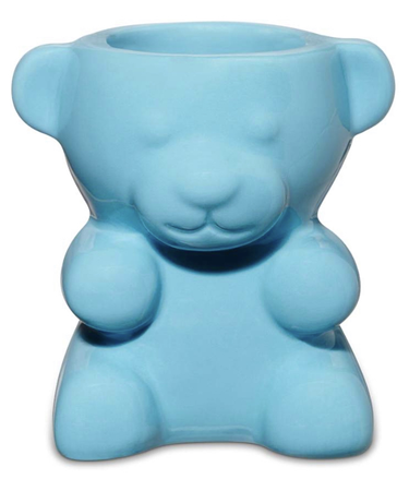 molded blue gummy bear shot glass - spencer’s