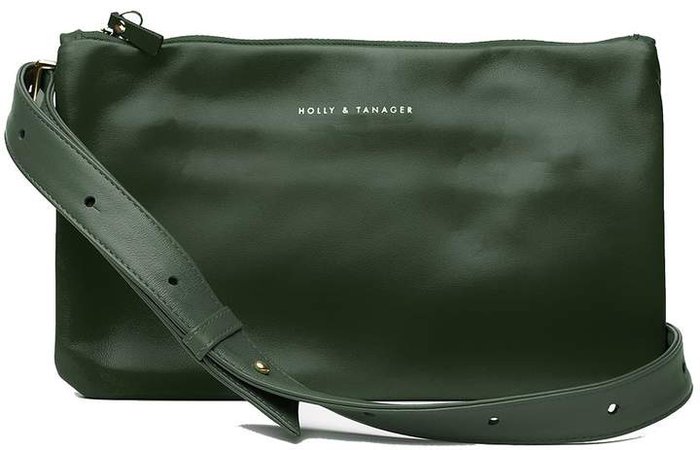 Holly & Tanager - Companion Mini Crossbody Clutch In Emerald