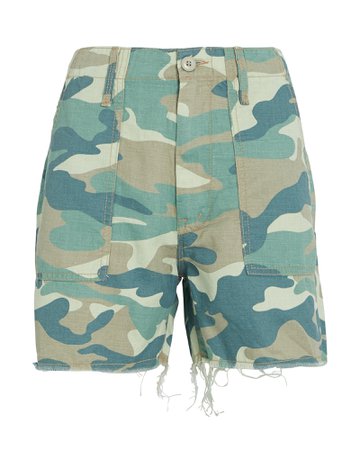 MOTHER Shaker Chop Camouflage Shorts | INTERMIX®