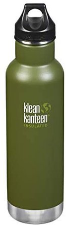Amazon.com: Klean Kanteen 592ml Classic Vacuum Insulated Bottle Loop Cap Fresh Pine: Home Improvement