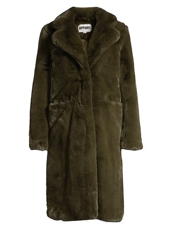 Apparis Laure Plush Faux Fur Coat | SaksFifthAvenue