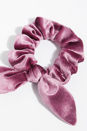 Knotted Velvet Scrunchie | Free People