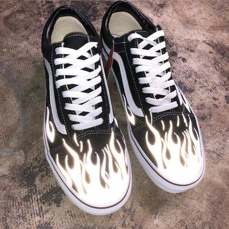 vans custom flames - Google Search