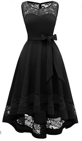 black bridesmaid dress